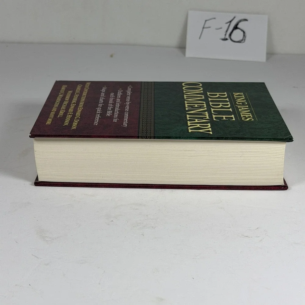 King James Bible Commentary Thomas Nelson Hardcover F-16